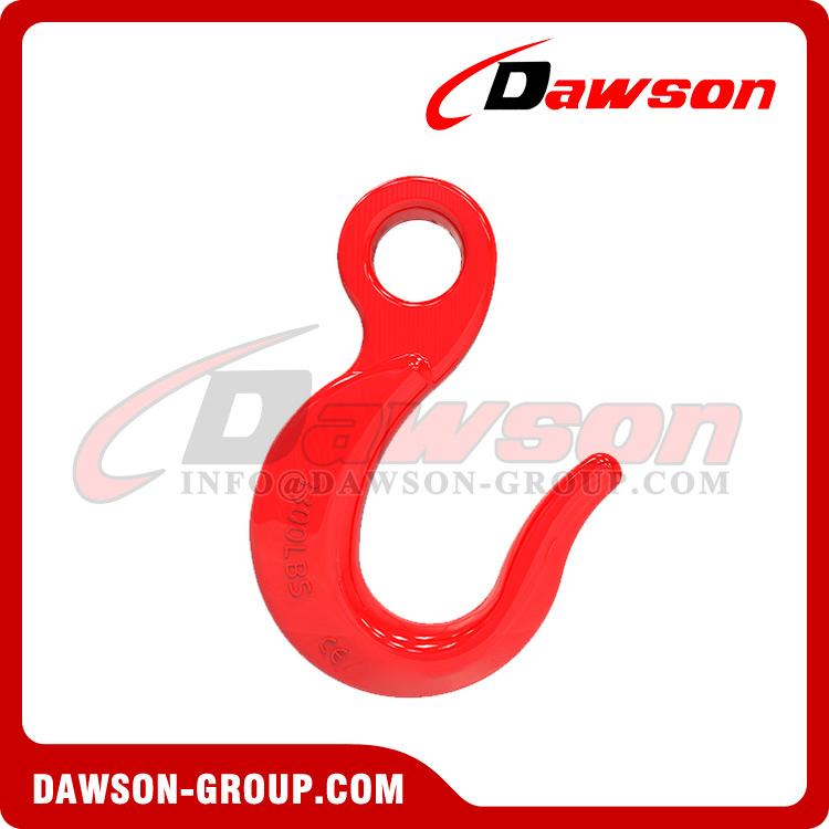 DS257 Forged Alloy Steel Large Throat Opening Eye Hook for General Hoist