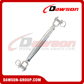 European Type AISI304 SS316 Stainless Steel Rigging Screw Turnbuckle with Jaw Fork & Jaw Fork 