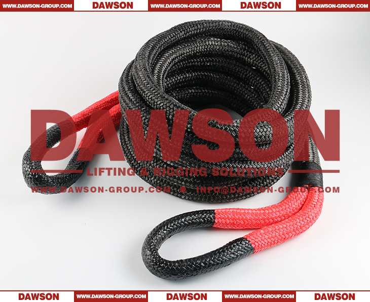DAWSON Energy Rope Truck SUV Tow Rope, Vehicle Recovery Rope, Towing Rope, Kinetic Recovery Rope, Nylon Fiber with Protection Webbing - Dawson Group Ltd. - China Supplier, Manufacturer