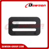 DSJ-DE4021 Plastic over Molded Insulated Rectangular Slide Buckle Dielectric Belt Buckle, Electricity Dielectric Quick Buckle