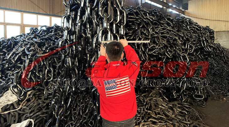 Grade U2 Grade U3 Marine Anchor Chain for Marine & Ship, Welded Studless Link Anchor Chain with Black Bituminous Paint - Dawson Group Ltd. - China Manufacturer, Factory