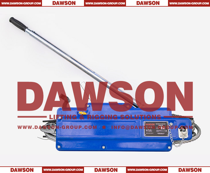 DAWSON Wire Rope Pulling Hoist Steel Body, Wire Rope Cable Pulling Tirfor Hoist - Dawson Group Ltd. - China Manufacturer, Supplier