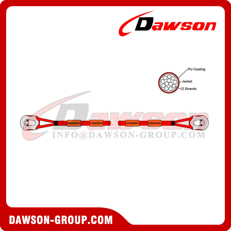 SPM Ropes, Double Braided Nylon Rope, SPM Single Hawser, SPM Hawser Grommet, Single Point Mooring Rope