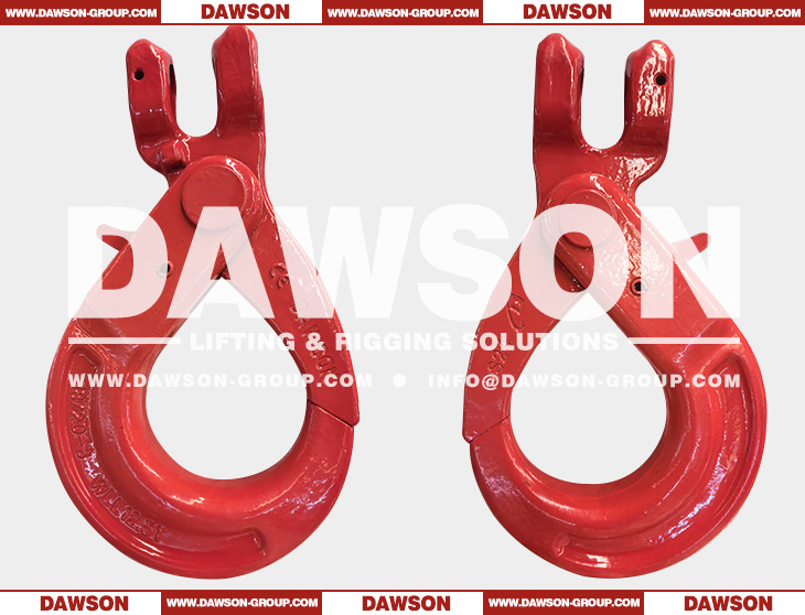 DAWSON DS082 G80 6-26MM European Type Clevis Self-locking Hook for Lifting Chain Slings - Dawson Group Ltd. - China Manufacturer, Supplier, Factory