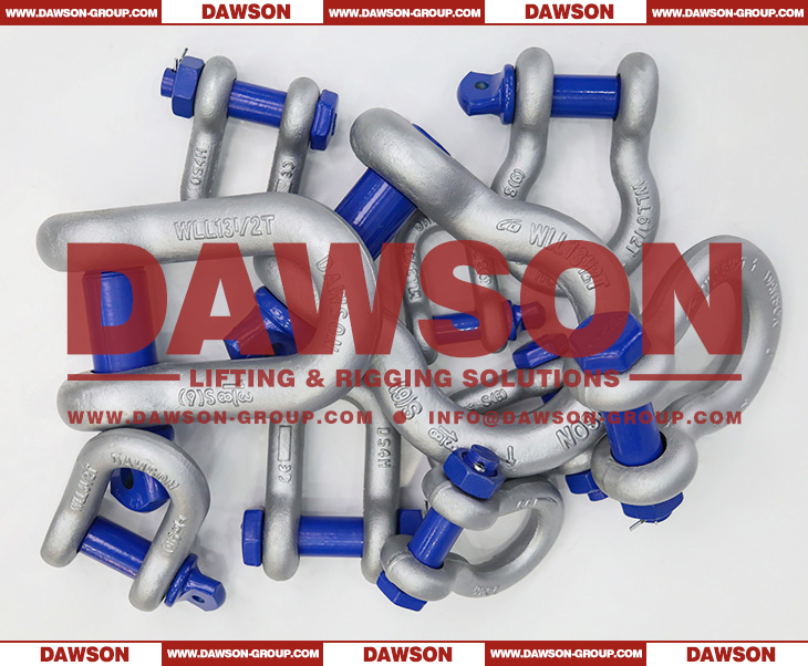 DAWSON Hot Dip Galvanized US Type Screw Pin Chain Shackle Anchor Shackles, S6 Bolt Type Anchor Shackle Chain Dee Shackle - Dawson Group Ltd. - China Manufacturer, Supplier, Factory