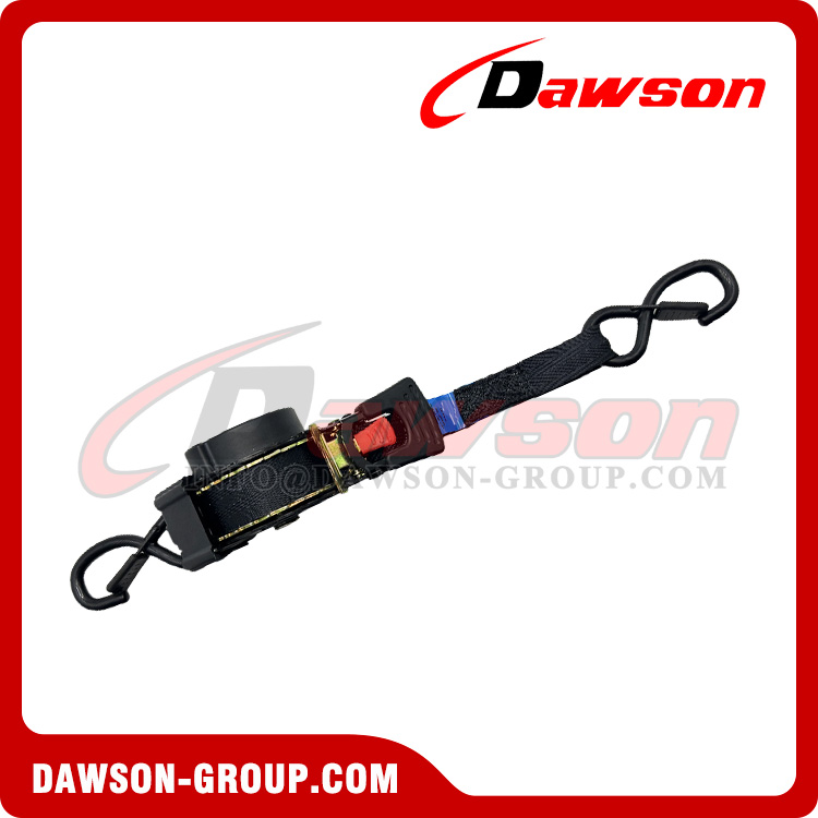 DSSLRS0010 1X15FT (25MMX4.5M) Automatic Retractable Ratchet Tie Down Straps with Non-damping Version and Push Button Release - Dawson Group Ltd. - China Manufacturer, Supplier, Factory