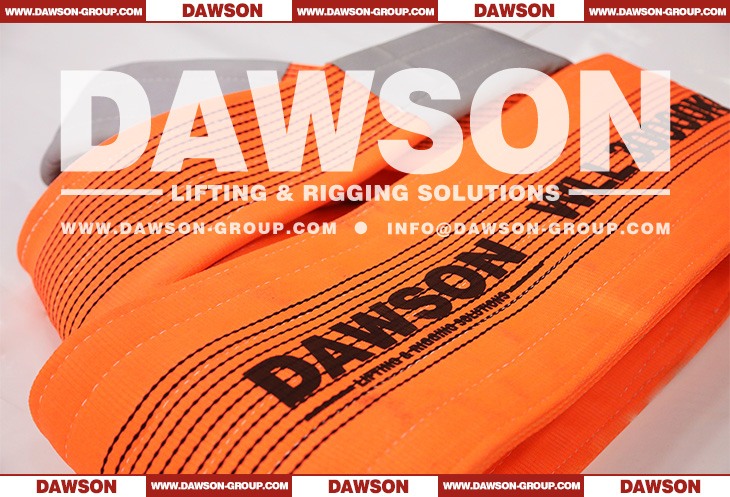 WLL 30 Ton Heavy Duty Polyester Webbing Slings - Lifting Slings Crane Slings - Dawson Group Ltd. - China Manufacturer, Factory