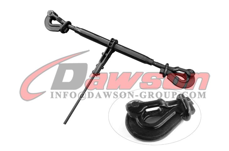 Forged Portable River Ratchet Load Binder, SteamBoat Ratchet Binder with Pelican Hooks Each End - Dawson Group Ltd. - China Manufacturer, Supplier, Factory