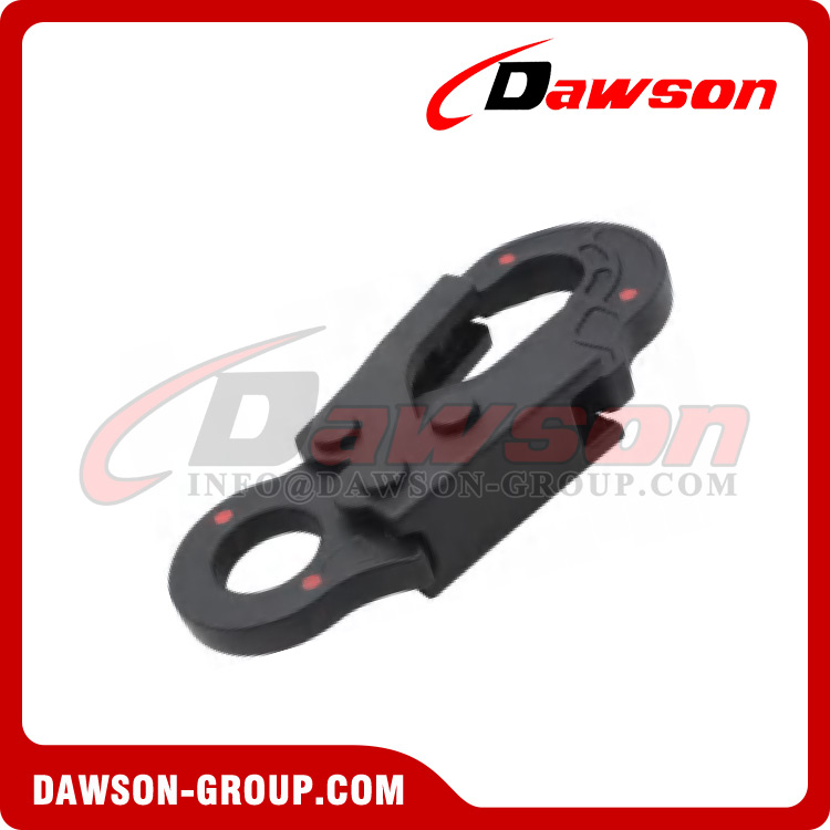 DS-DE8002 High Quality Dielectric Rope Snap Hook, Insulated Hook, Plastic Over Molded Rope Snap Hooks