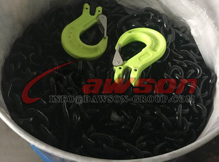 Lifting Round Alloy Load Chain with Clevis Hook - Dawson Group Ltd. - China Manufacturer, Supplier, Factory