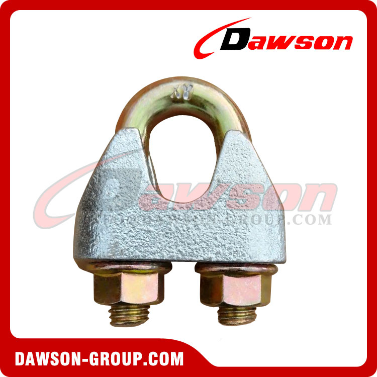 EN 134115 2003 Type A UBolt Wire Rope Clip, Electric Galvanized Wire Rope Grips, Galvanized