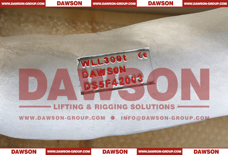 DG2160 300T Alloy Steel Bolt Type Wide Body Shackle for Synthetic Web Slings, Synthetic Round Slings or Wire Rope Slings - Dawson Group Ltd. - China Manufacturer, Supplier, Factory