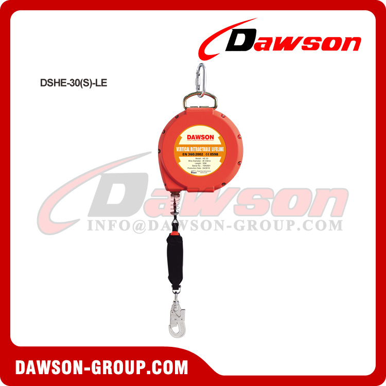 DSHE-30(S)-LE Retractable Lifeline - Dawson Group Ltd. - China Manufacturer, Supplier DSHE-30(S)-LE Retractable Lifeline - Dawson Group Ltd. - China Manufacturer, Supplier