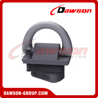 DS-AL-L1-36T Turnfoot D-ring 36Ton, Container D Ring, Weld-on Lashing D Ring