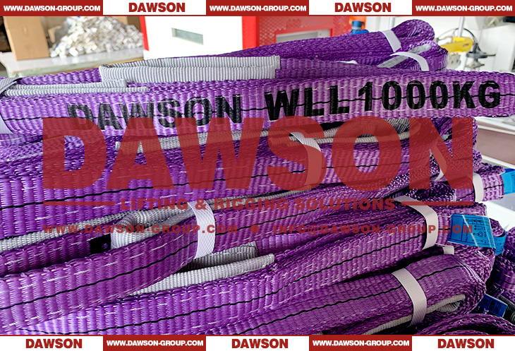 WLL 1 Ton Polyester Webbing Slings - Lifting Slings, 1000KG Web Lifting Sling - Dawson Group Ltd. - China Manufacturer, Supplier, Factory