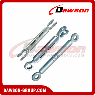 Heavy Duty Closed Body Screw Turnbuckle with Eye & Eye, Jaw Fork & Jaw Fork, Jaw Fork & Eye