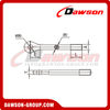 Φ35-Φ210 Dock Steel Tie Rod Type O, Eye Type Steel Tie Rod Connection, Marine Tie Rods