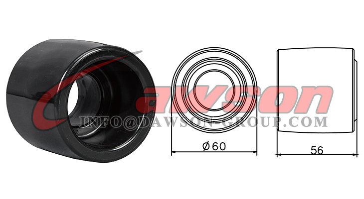 Shoreline Marine Trailer Jack - 6 Inch Wheel For Standard Boat Trailers