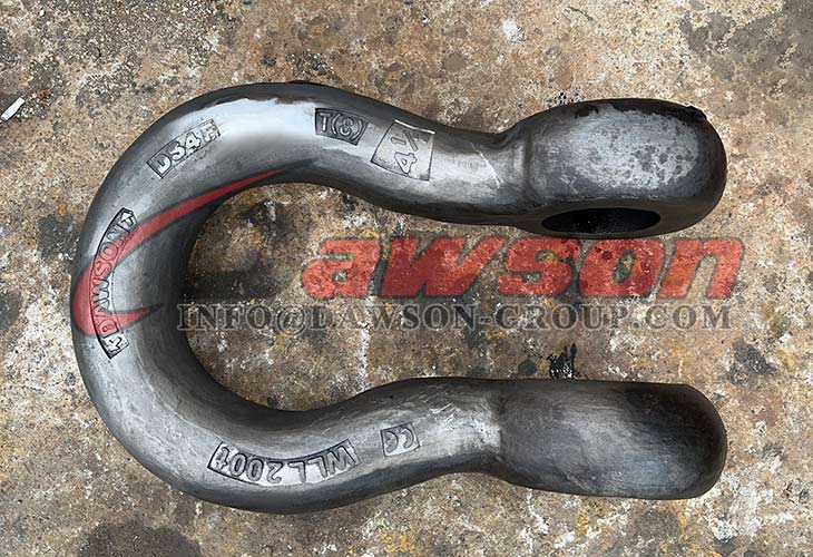 Large WLL Shackle with Circular Cross-Section, Alloy Steel Heavy Duty Bolt Type Round Body Shackle - Dawson Group Ltd. - China Factory, Manufacturer
