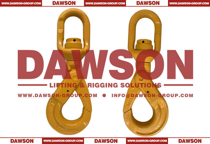 DS042 G80 Swivel Selflock Hook With Bearing for Lifting Chain Slings - Dawson Group Ltd. - China Factory
