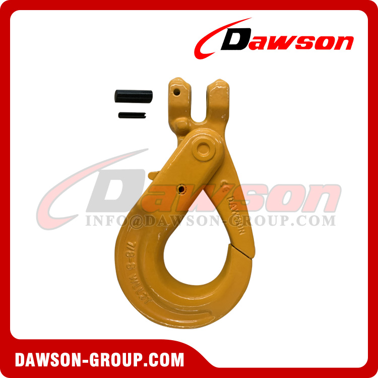  DS082 G80 6-26MM European Type Clevis Self-locking Hook for Lifting Chain Slings
