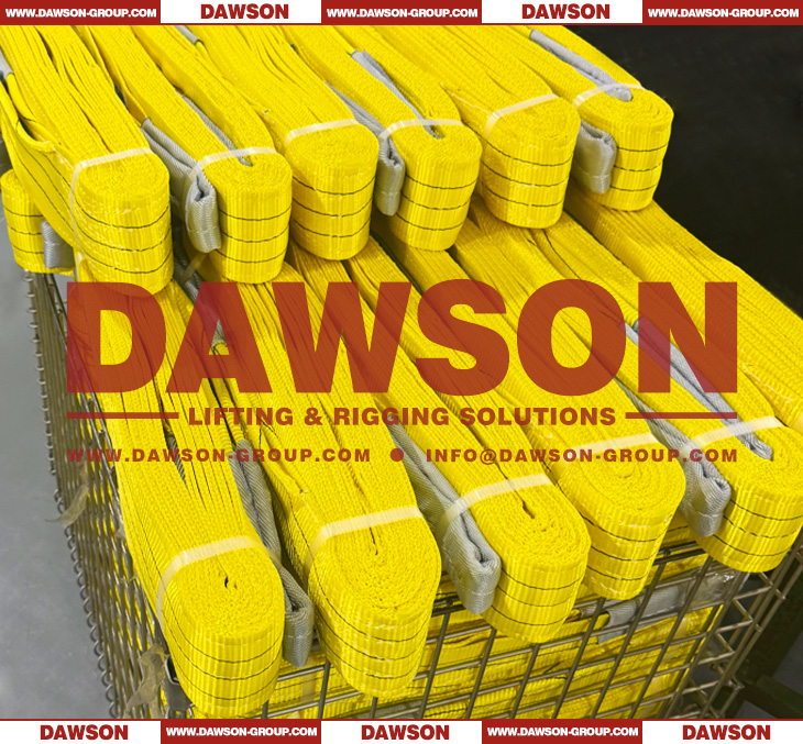 WLL 3 Ton Polyester Webbing Slings - Lifting Slings, 3000KG Flat Websling - Dawson Group Ltd. - China Manufacturer, Supplier, Factory