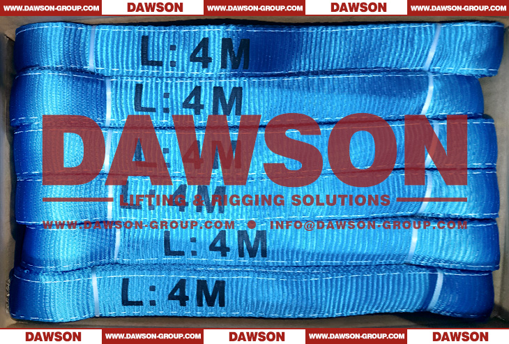 WLL 8 Ton 8000kg Polyester Webbing Slings - Lifting Slings - Dawson Group Ltd. - China Manufacturer