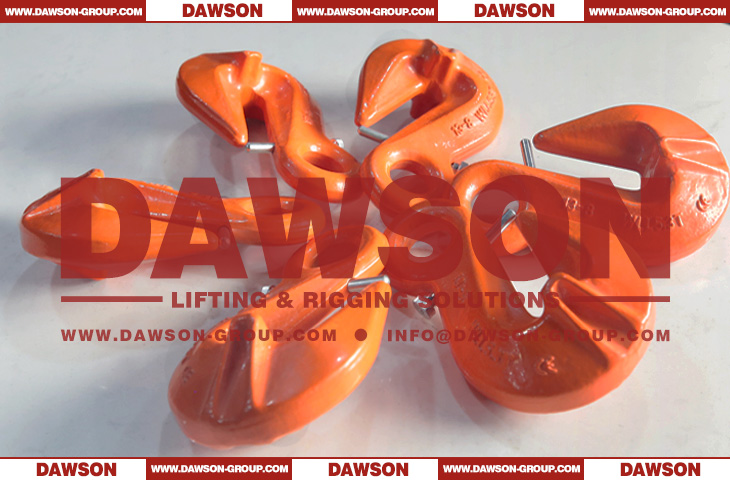 DS317 G80 Eye Shortening Cradle Grab Hook with Safety Pin for Lashing Chain - Dawson Group Ltd. - China Supplier