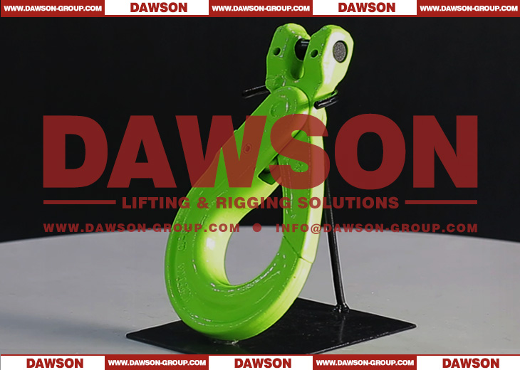 DS1006 GRADE 100 European Type Forged Clevis Self-Locking Hook for Lifting Chain Slings - Dawson Group Ltd. - China Factory, Manufacturer