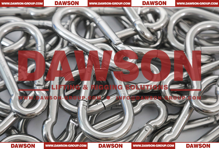 Stainless Steel Snap Hook DIN5299 Form C, DIN5299C AISI 304 AISI 316 Spring Carabiner - Dawson Group Ltd. - China Factory, Manufacturer, Supplier