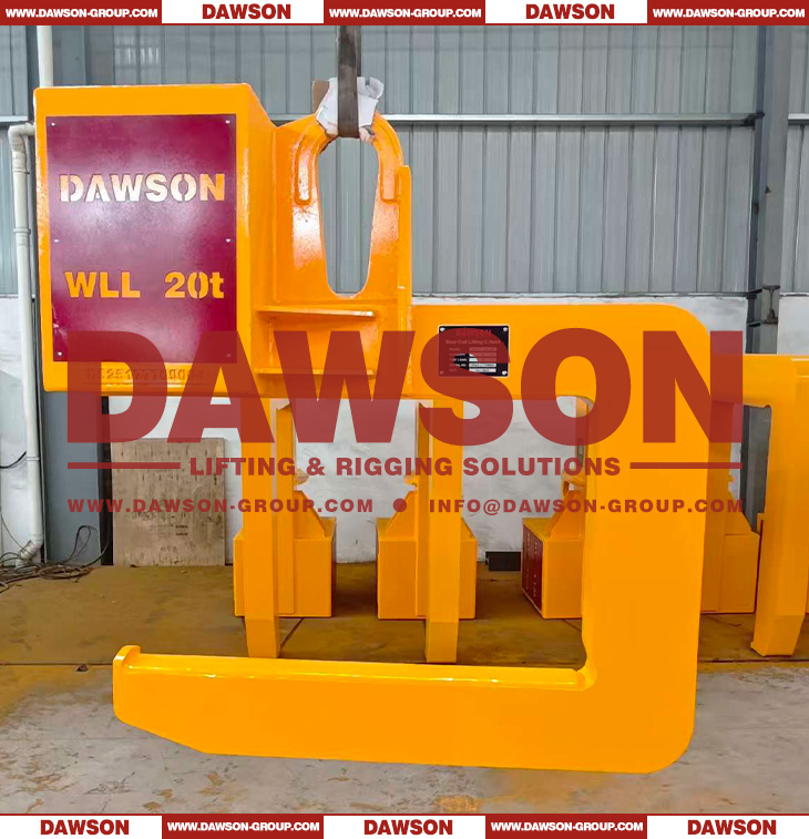 WLL 20T Heavy Duty C Type Lifting Clamps Hook for Handling Steel Coils Welding with Multi-Layer Steel Plates - Dawson Group Ltd. - China Manufacturer, Factory