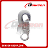 DSJ-2050 (4.5mm) Hot Air Ballooning Fall Protection Stamped Steel Snap Hook, Small Automatic Safety Hooks