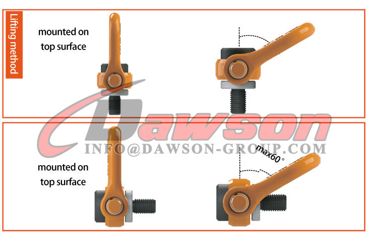 DAWSON Metric Thread Double Swivel Shackle G80 Swivel Hoist Ring - Dawson Group Ltd. - China Manufacturer, Supplier