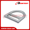 DSJ-3027 Outdoor Climb Fall Protection Stamped D-Ring, Sheet Steel D Ring for Polyester Web Lanyard