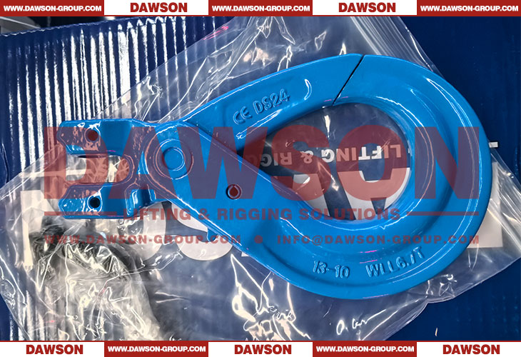 DAWSON DS1006 G100 European Type Forged Clevis Self-Locking Hook for Lifting Chain Slings - Dawson Group Ltd. - China Manufacturer, Supplier, Factory