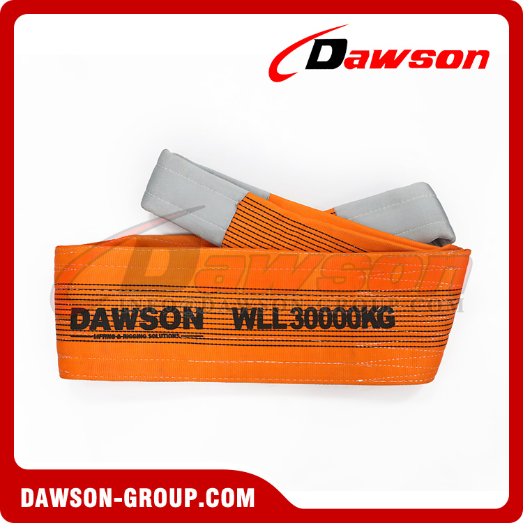 WLL 30 Ton Heavy Duty Polyester Webbing Slings - Lifting Slings Crane Slings