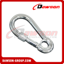 Electric Galvanized Snap Hook With Eyelet and Screw with Zinc Plated