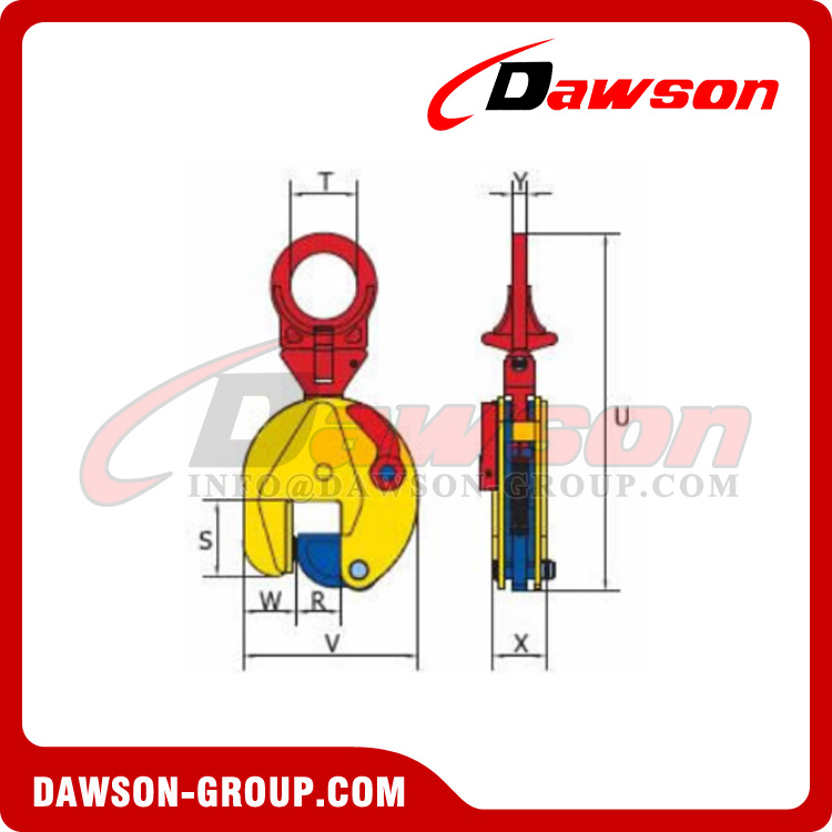 DS-CD Type Universal Plate Clamp for Lifting and Transporting Steel Plates