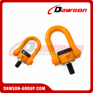 DAWSON UNC WLL 0.7-35T Thread Double Swivel Shackle G80 Swivel Hoist Ring