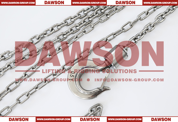DAWSON DS-ST-C 0.5T Stainless Steel Chain Hoist, SS 500kg Chain Block, Manual Chain Hoist - Dawson Group Ltd. - China Manufacturer, Supplier