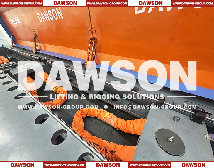 WLL 500T Polyester Round Slings, Heavy Duty Round Lifting Slings - Dawson Group Ltd. - China Factory