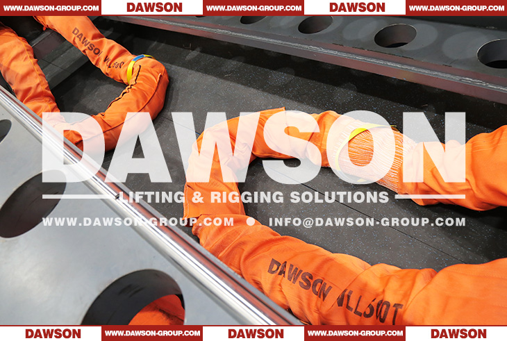 WLL 500T Polyester Round Slings, Heavy Duty Round Lifting Slings - Dawson Group Ltd. - China Manufacturer