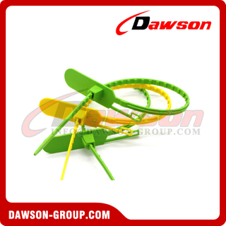DS-BCP102 Easy Tear Off type Plastic Container Shipping Seal Disposable Security Plastic Seals