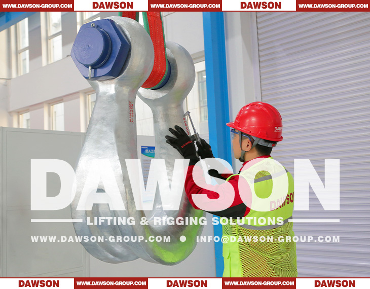 DG2160 Heavy Duty Alloy Steel Bolt Type Wide Body Shackle for Synthetic Web Slings, Synthetic Round Slings or Wire Rope Slings - Dawson Group Ltd. - China Supplier, Factory