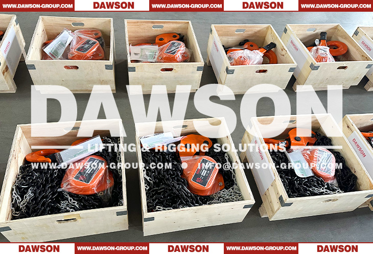 Package of DSVC Manual Chain Block for Lifting Goods - Dawson Group Ltd. - China Manufacturer, Supplier, Factory