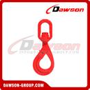 DS042 G80 6-26MM Swivel Selflock Hook With Bearing for Lifting Chain Slings