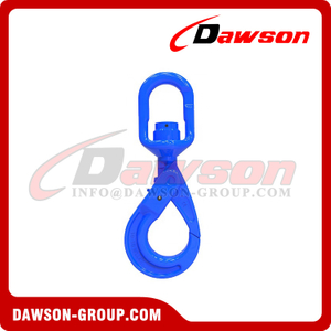 DS1072 G100 6-22MM Swivel Self-locking Hook with Bearing for Chain Slings