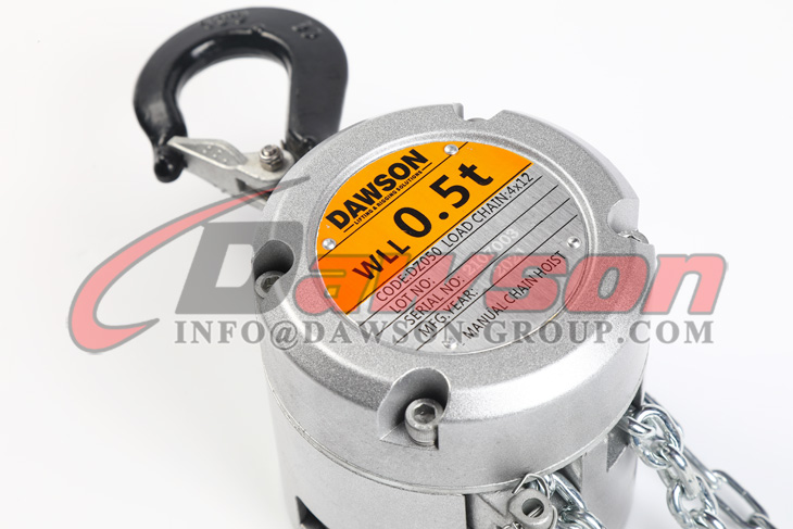 0.5T Chain Block for Construction Site Lifter, 500KG Aluminum Alloy Chain Hoist - Dawson Group Ltd. - China Manufacturer, Factory, Supplier