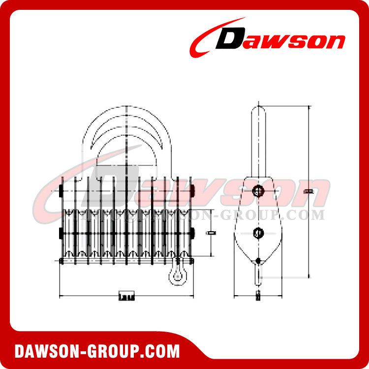 DS-HYDS-HQ Series Muti-Wheel Block - Dawson Group Ltd. - China Factory, Manufacturer