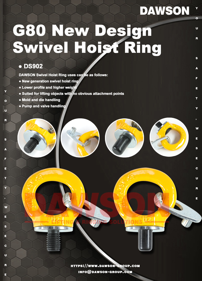 DS902 G80 New Design Swivel Hoist Ring - Dawson Group Ltd. - China Manufacturer, Supplier, Factory